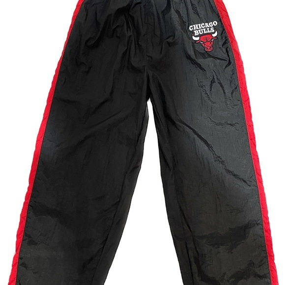 Mighty Mac Bottoms Vintage Chicago Bulls Michael Jordan Snap Up Tearaway Warmup Pants Youth